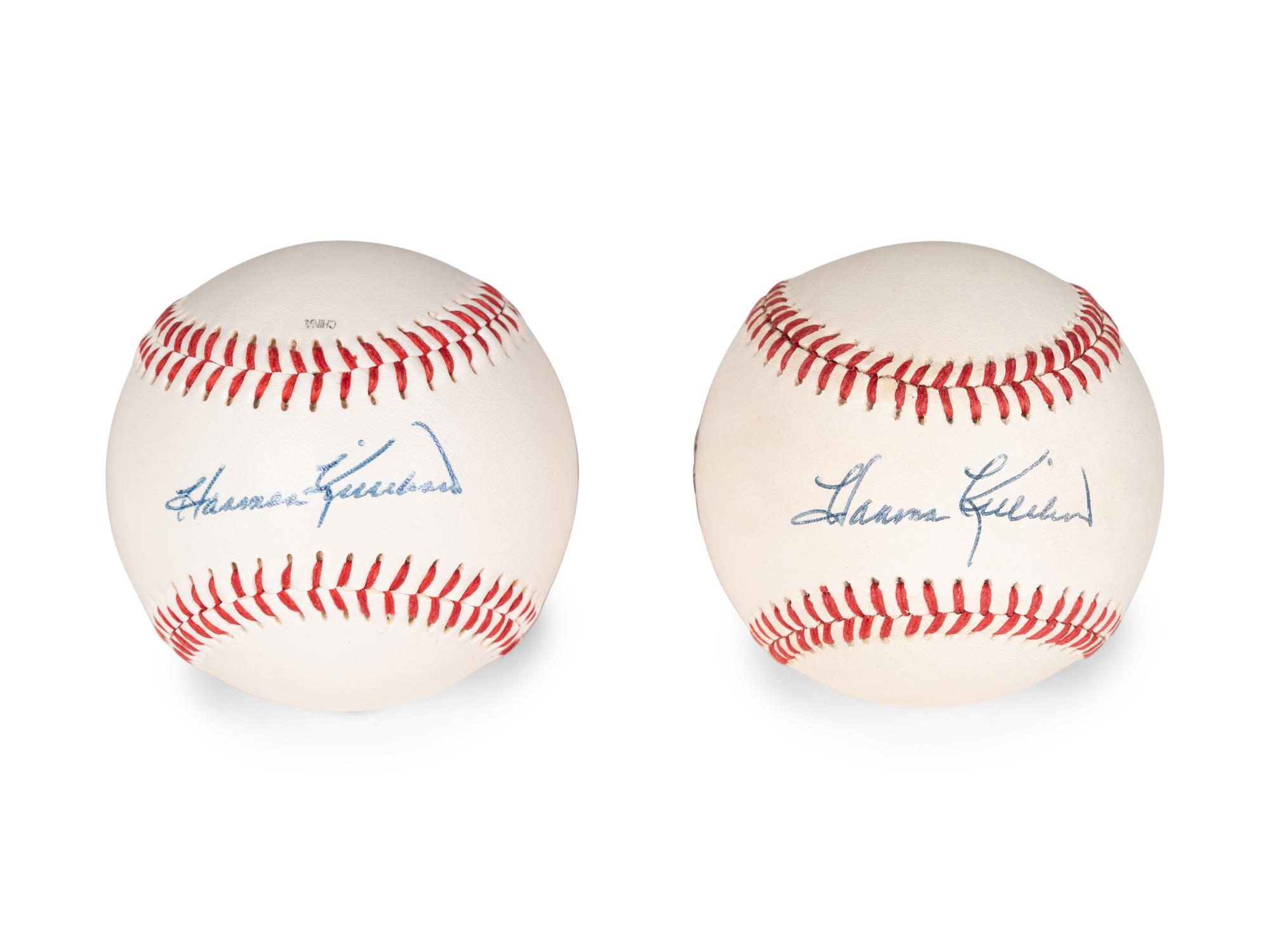 A Group of Harmon Killebrew Signed Autograph Items Including Two Baseballs and Bat,