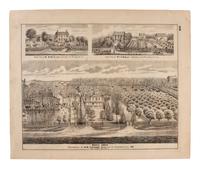 [CHICAGO]. A group of engravings and prints of Chicago and other areas of Illinois.