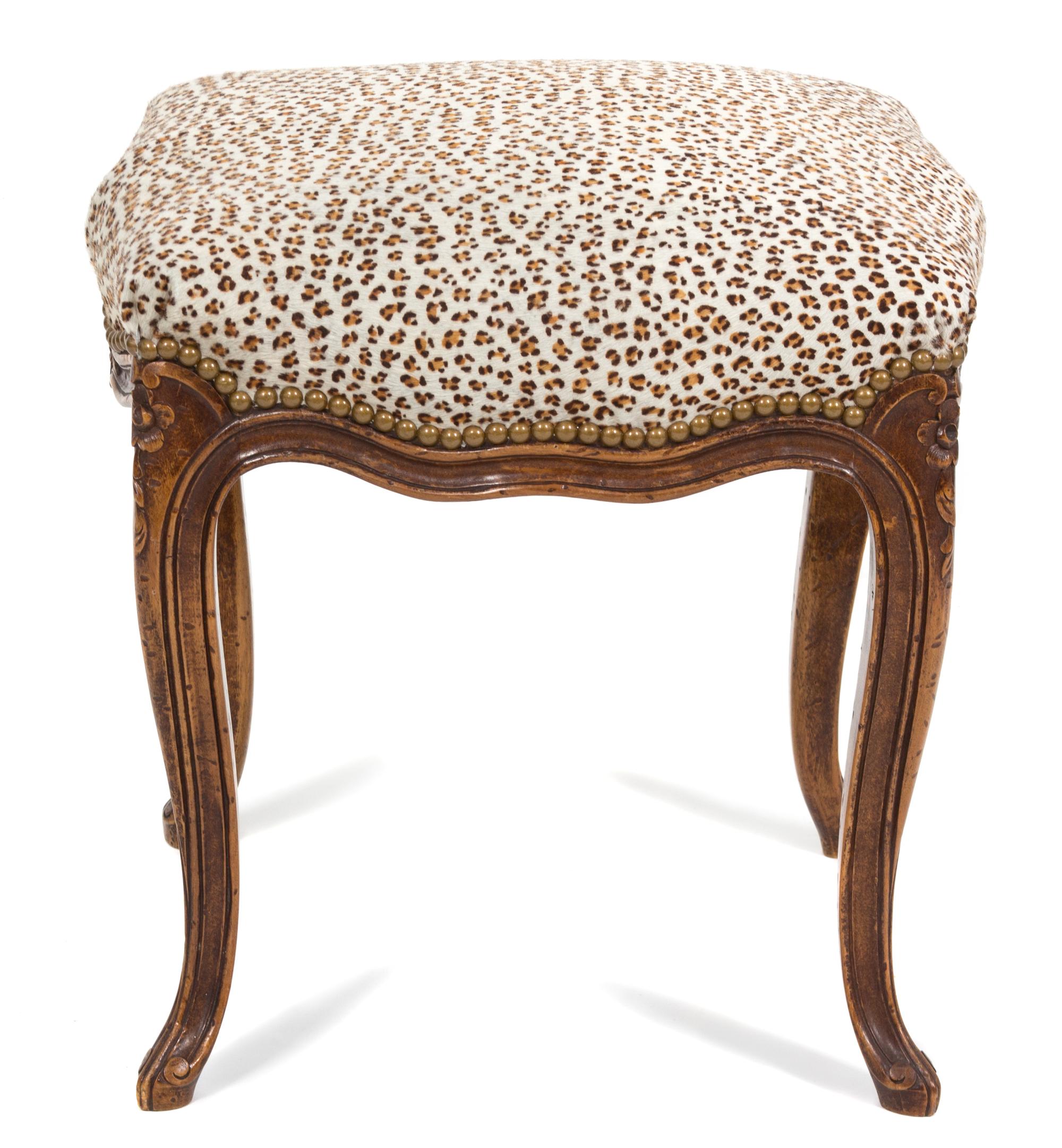 A Louis XV Style Mahogany Tabouret — 19TH CENTURY