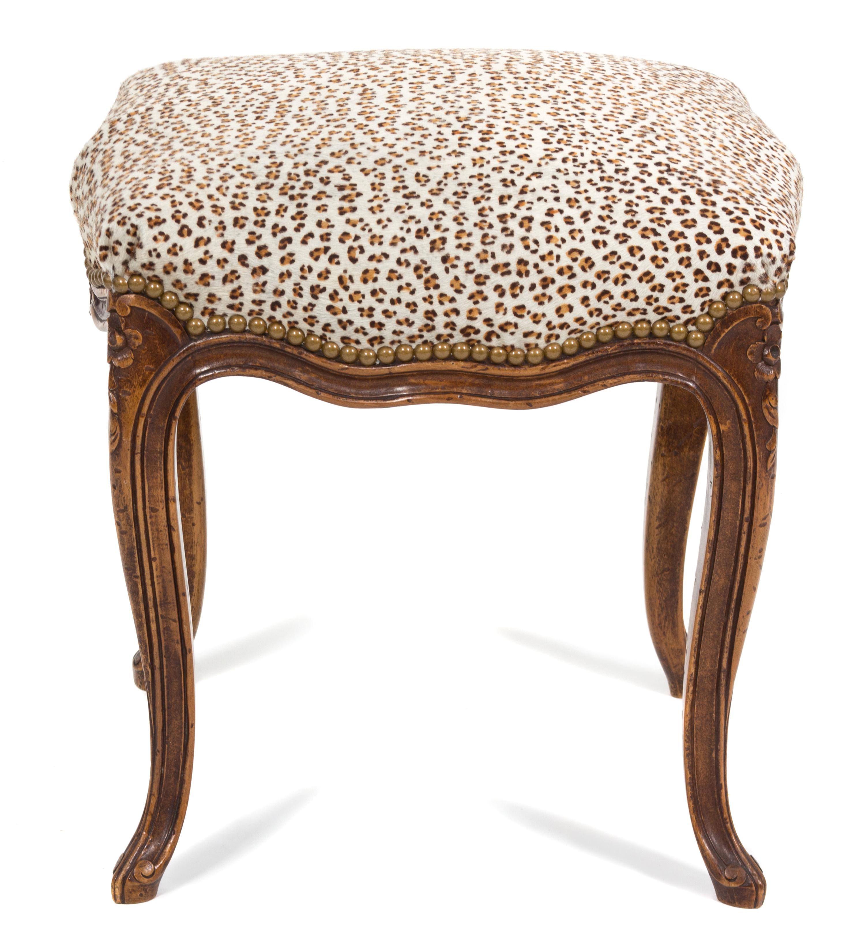 A Louis XV Style Mahogany Tabouret — 19TH CENTURY