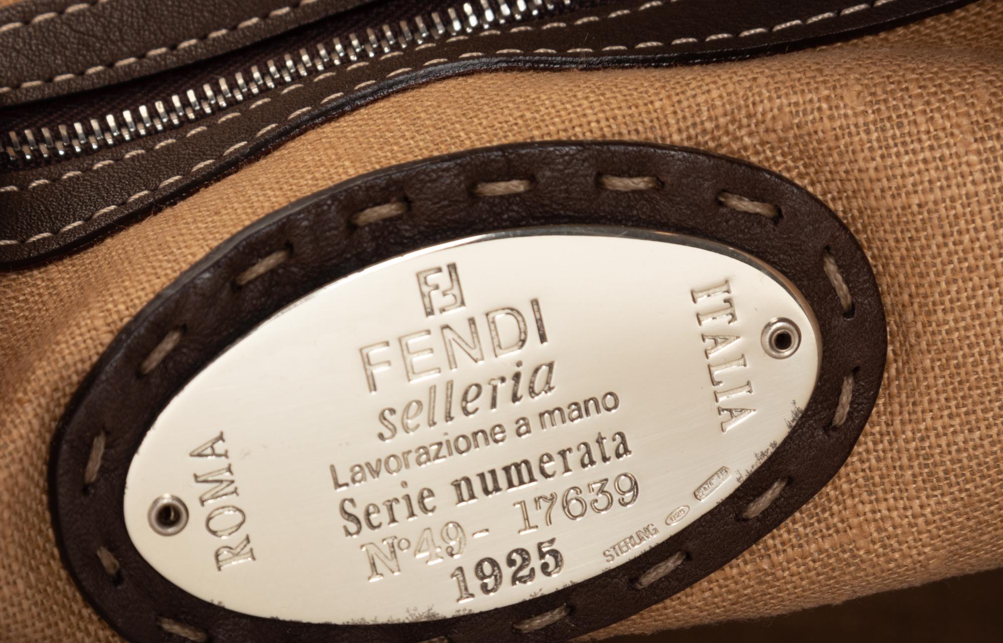 Two Designer Tote Bags: One Moynat and One Fendi