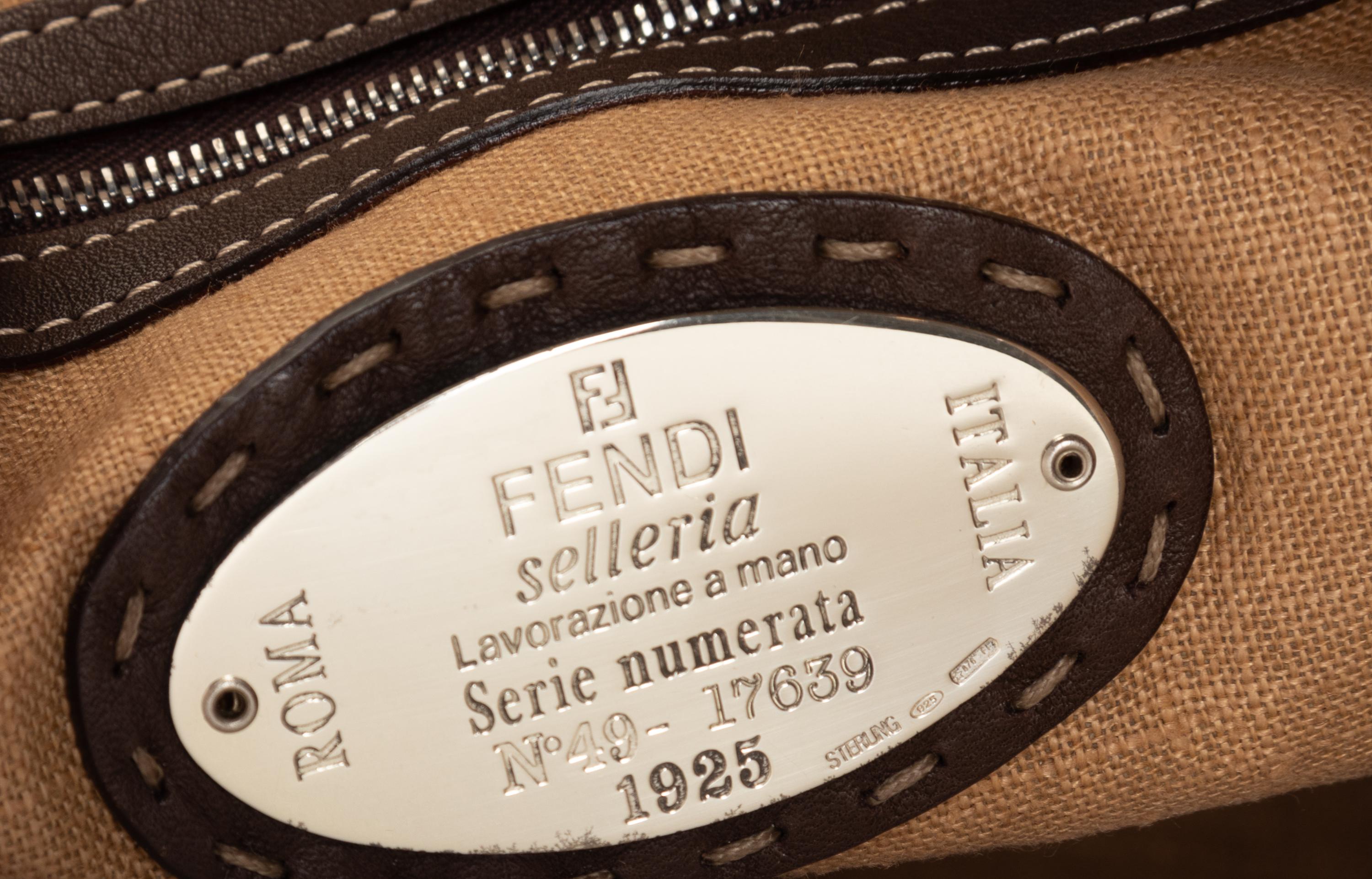 Two Designer Tote Bags: One Moynat and One Fendi