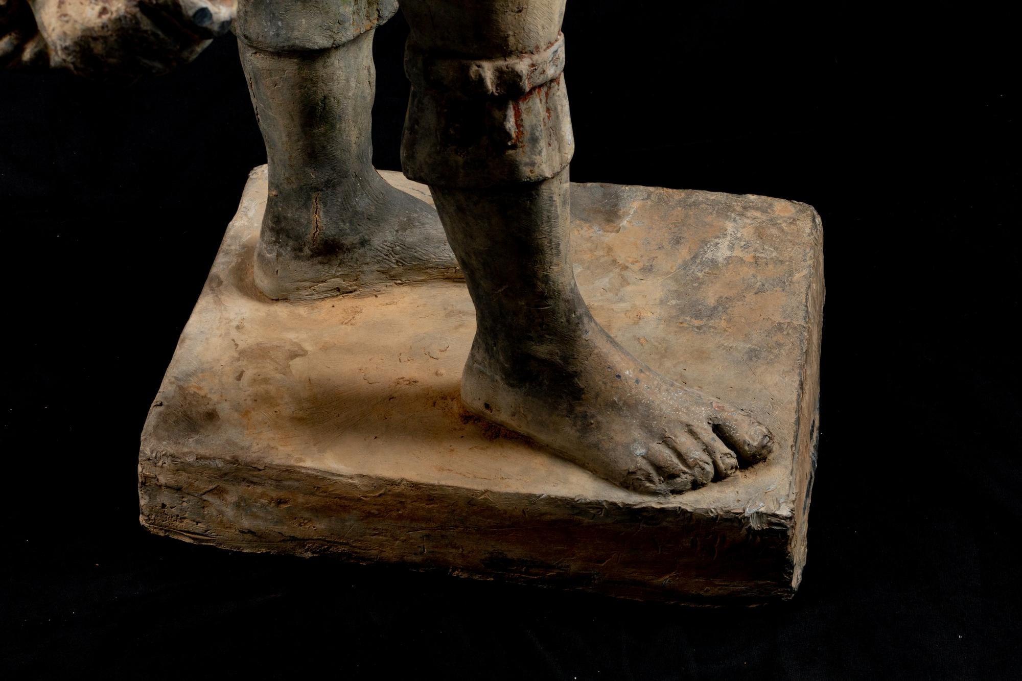 A French Lead Garden Figure of a Boy — 19TH CENTURY