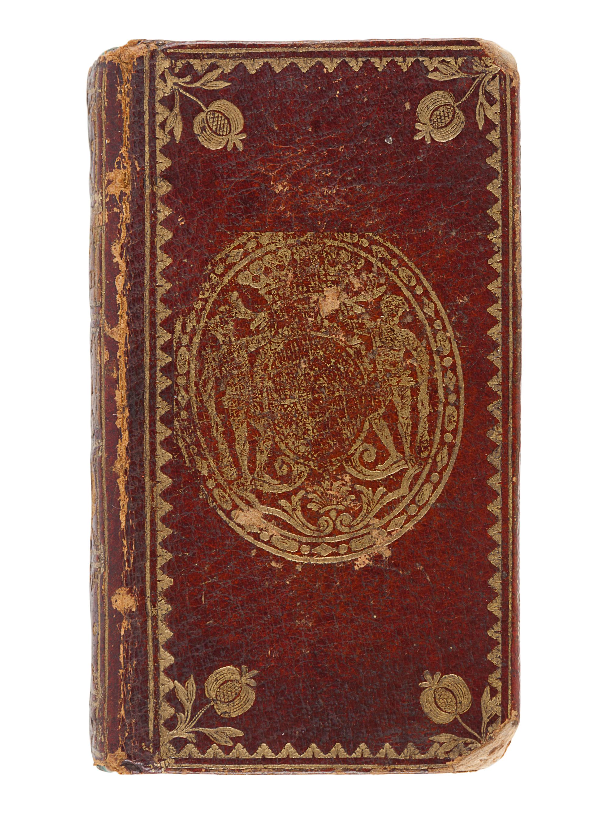 [MINIATURE BOOK]. -- [ROOSEVELT, Franklin D. (1882-1945), his copy]. EPICTETUS (ca 50-135). -- SNECANUS, Johannes Daniel (ca 1580-1655). Epicteti Enchiridion, et Cebetis Tabula. Rotterdam: Arnoldi Leers, 1654.