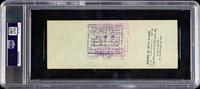 A Ty Cobb Signed Autograph Check (PSA 8 AUTO NM/MT)