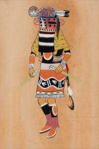 Series of Katsina Paintings tempera on paper
