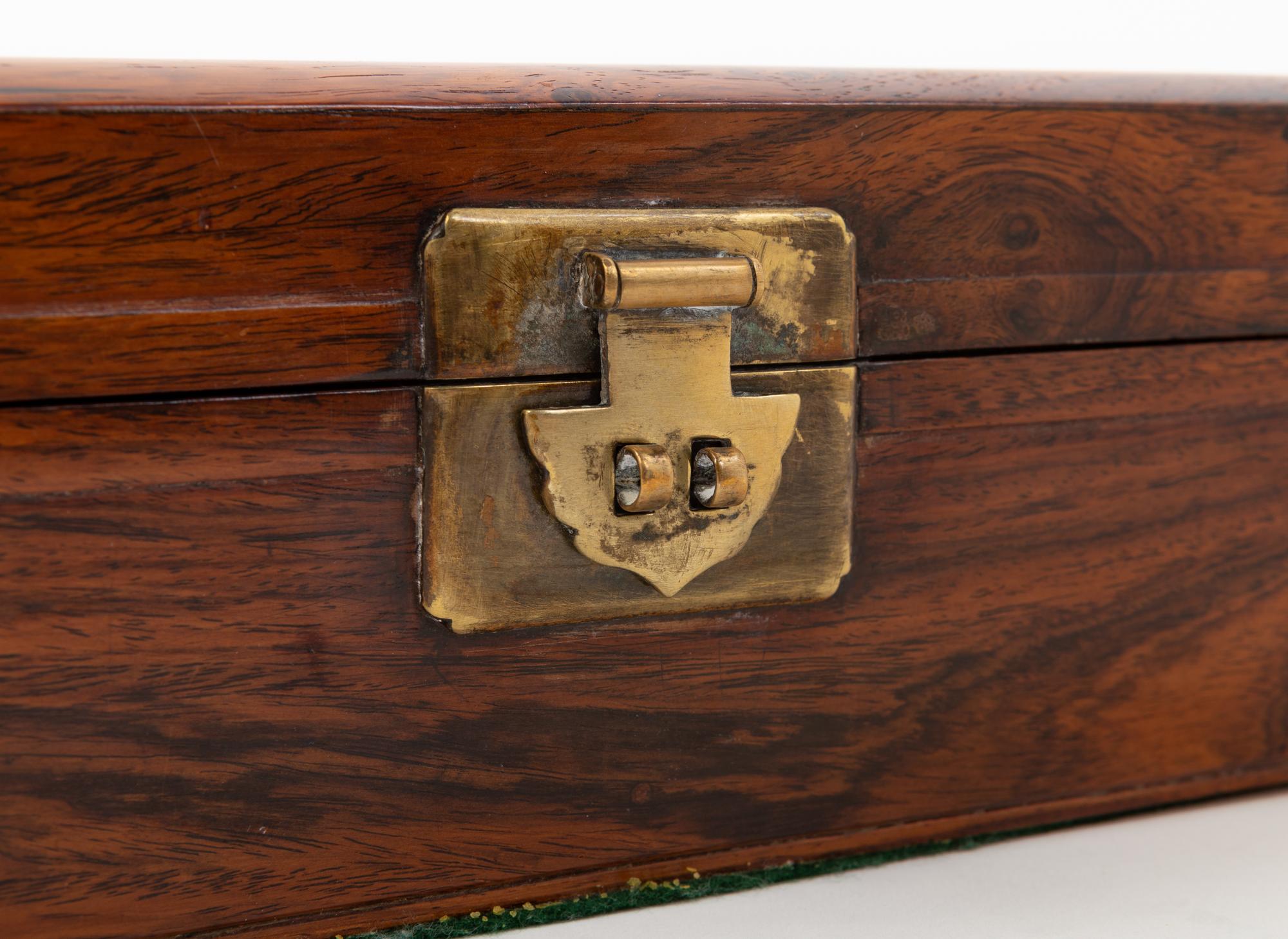 A Chinese Huanghuali Rectangular Hinged Box