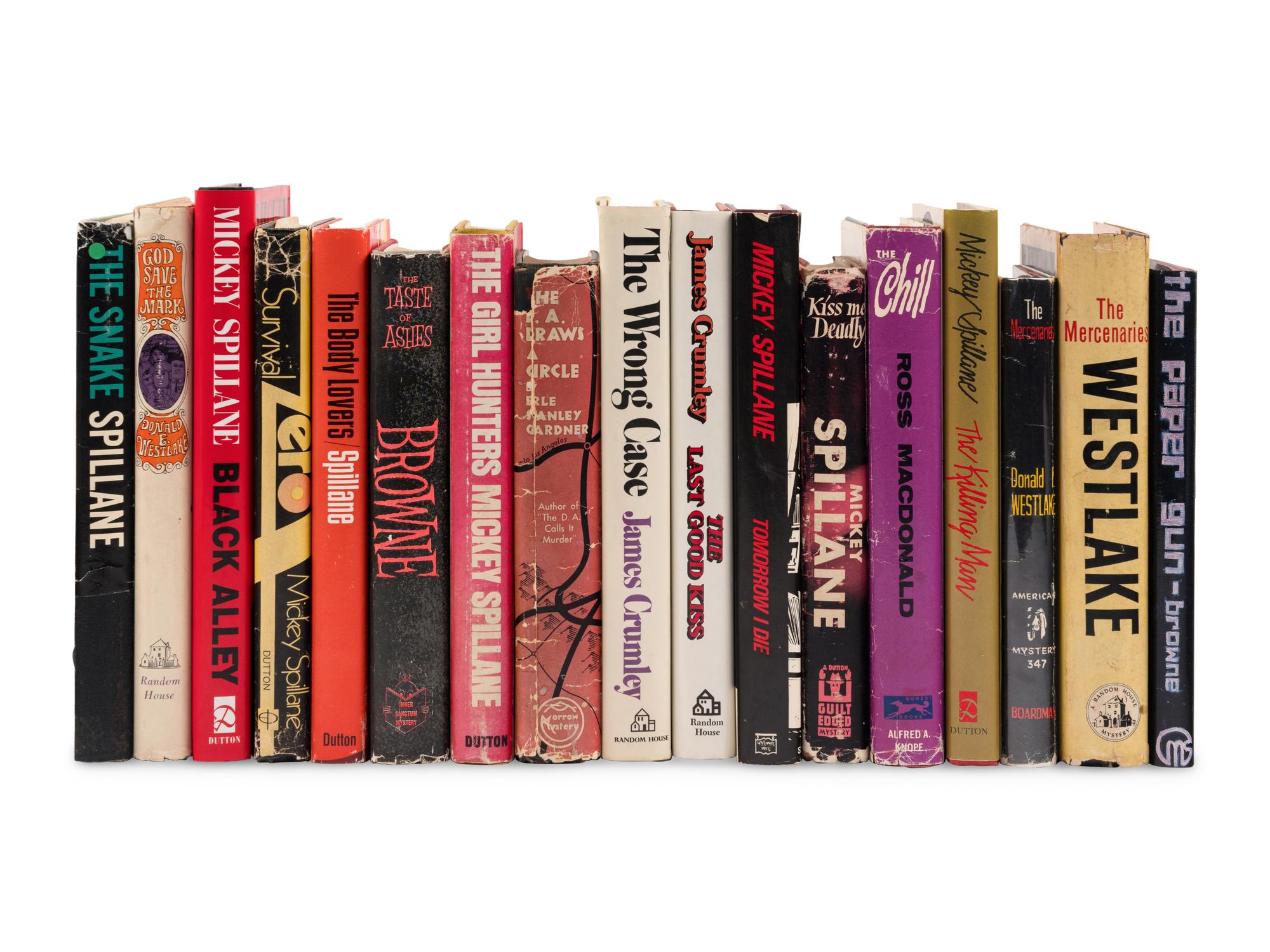 [LITERATURE - HARDBOILED DETECTIVE FICTION]. A group of 18 FIRST EDITION works, comprising: