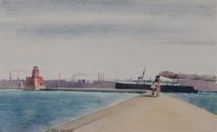 Fritz Gerlach, (Wisconsin, 1903-1998), Milwaukee Breakwater