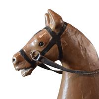 A Carved Wood Carousel Horse 46" W x 16" D x 54.5" H — Argentina, Early 20th Century