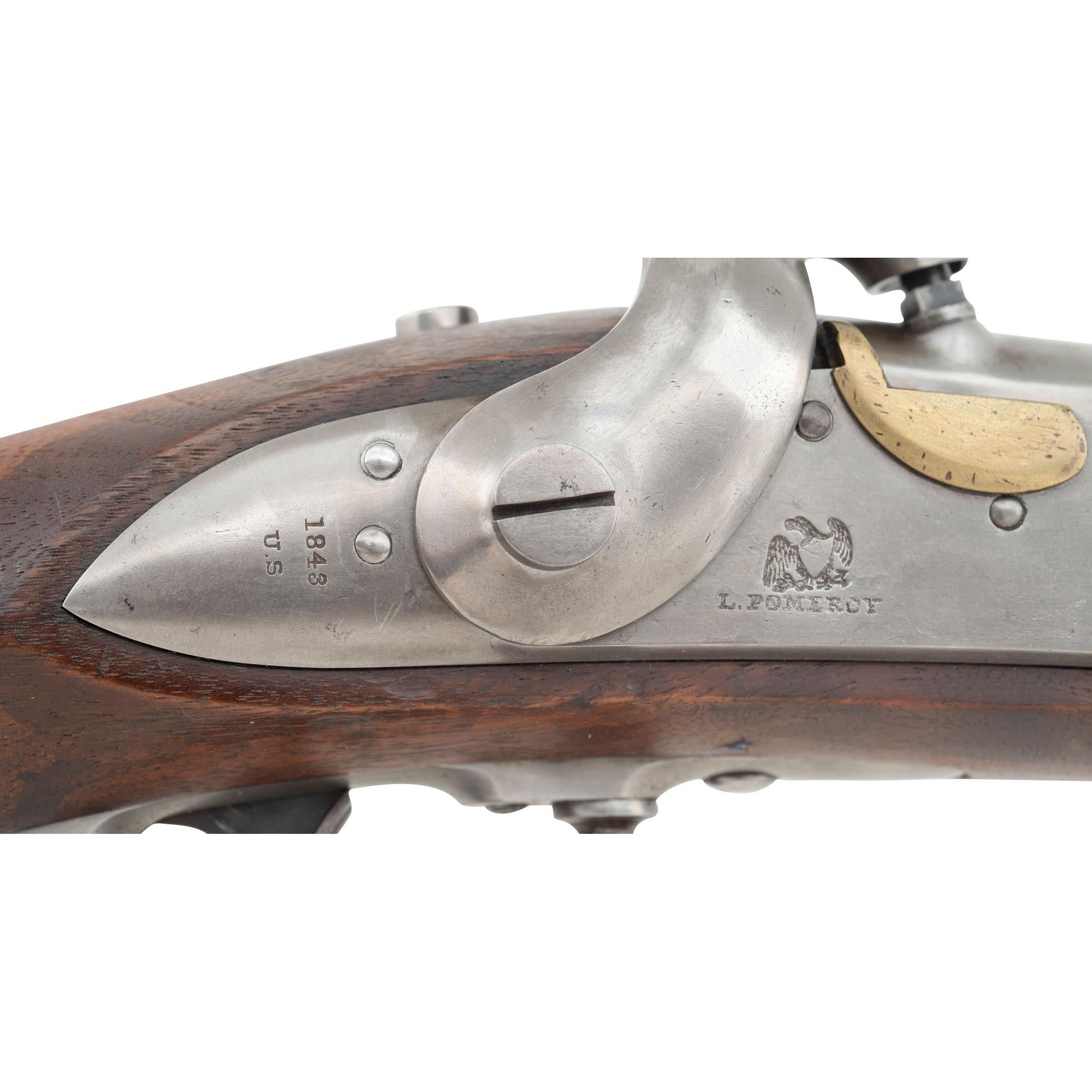 Arsenal Percussion Altered Rifled & Sighted US Model 1840 Musket by Pomeroy