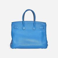 A Mykonos togo leather palladium hardware Birkin 35, Hermès 2011