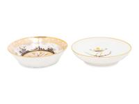 Two Continental Porcelain Vide-Poches
