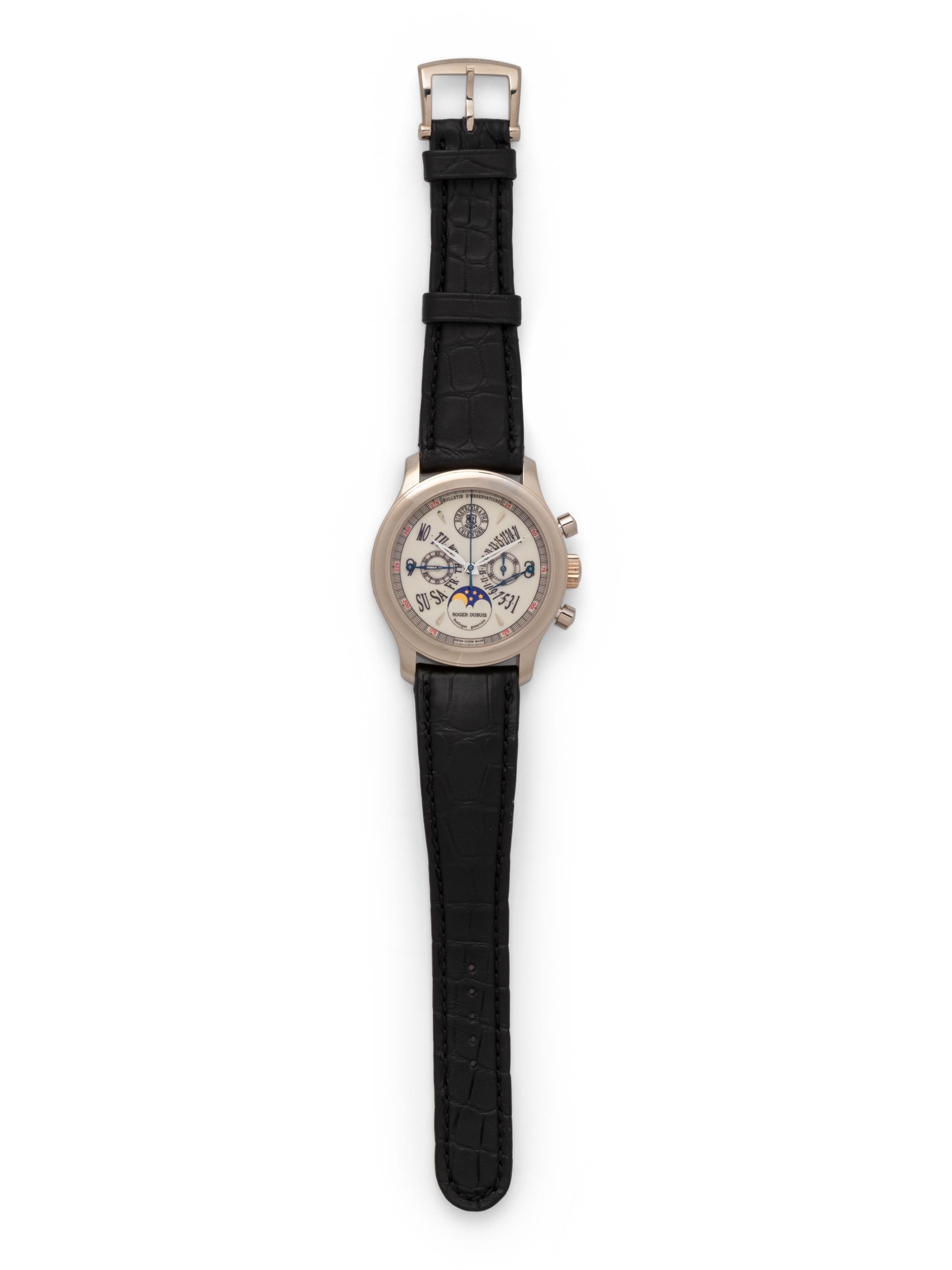 ROGER DUBUIS, 18K WHITE GOLD LIMITED EDITION BI-RETROGRADE 'HOMMAGE' WATCH