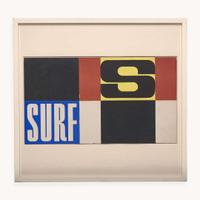 Herbert Matter (American/ Swiss, 1907-1984) Surf Logo for Surf Soap Maquette