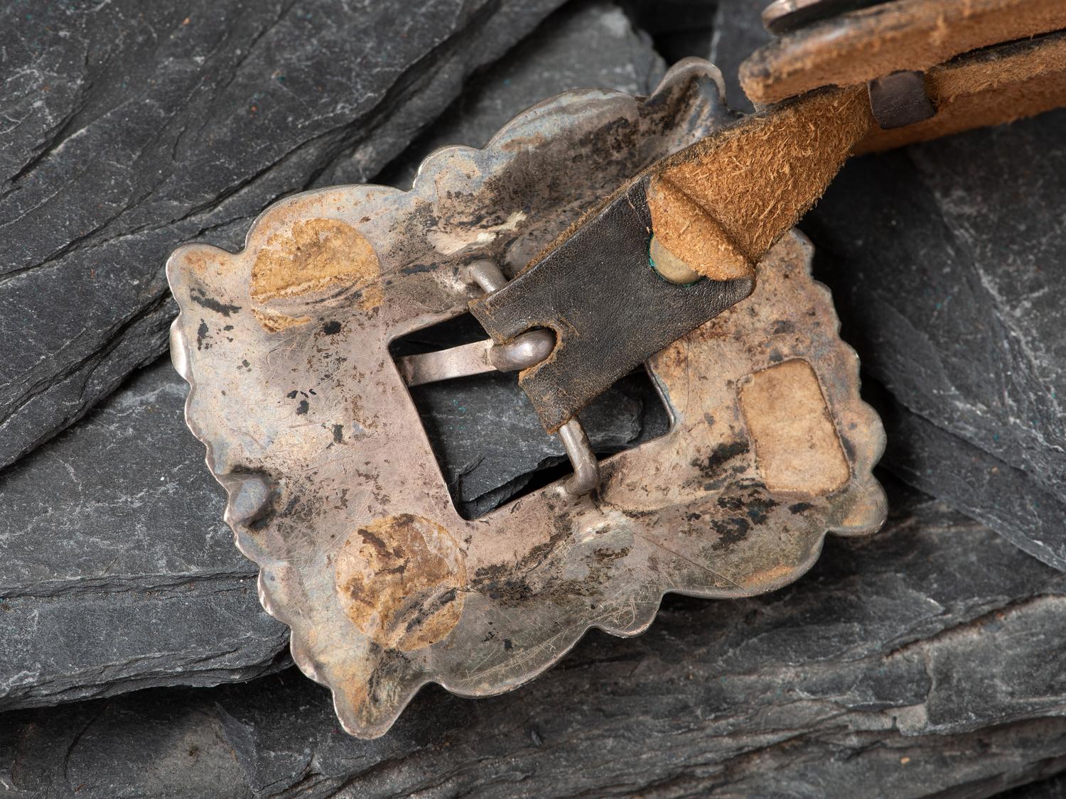 Navajo Silver Concha Belt