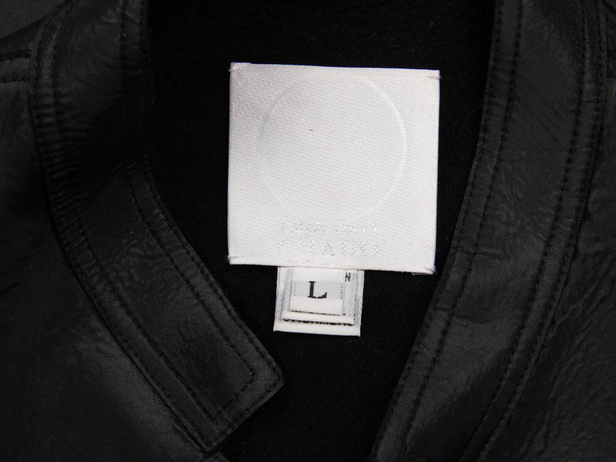 Ralph Rucci, Nylon-Bonded Cashmere Coat