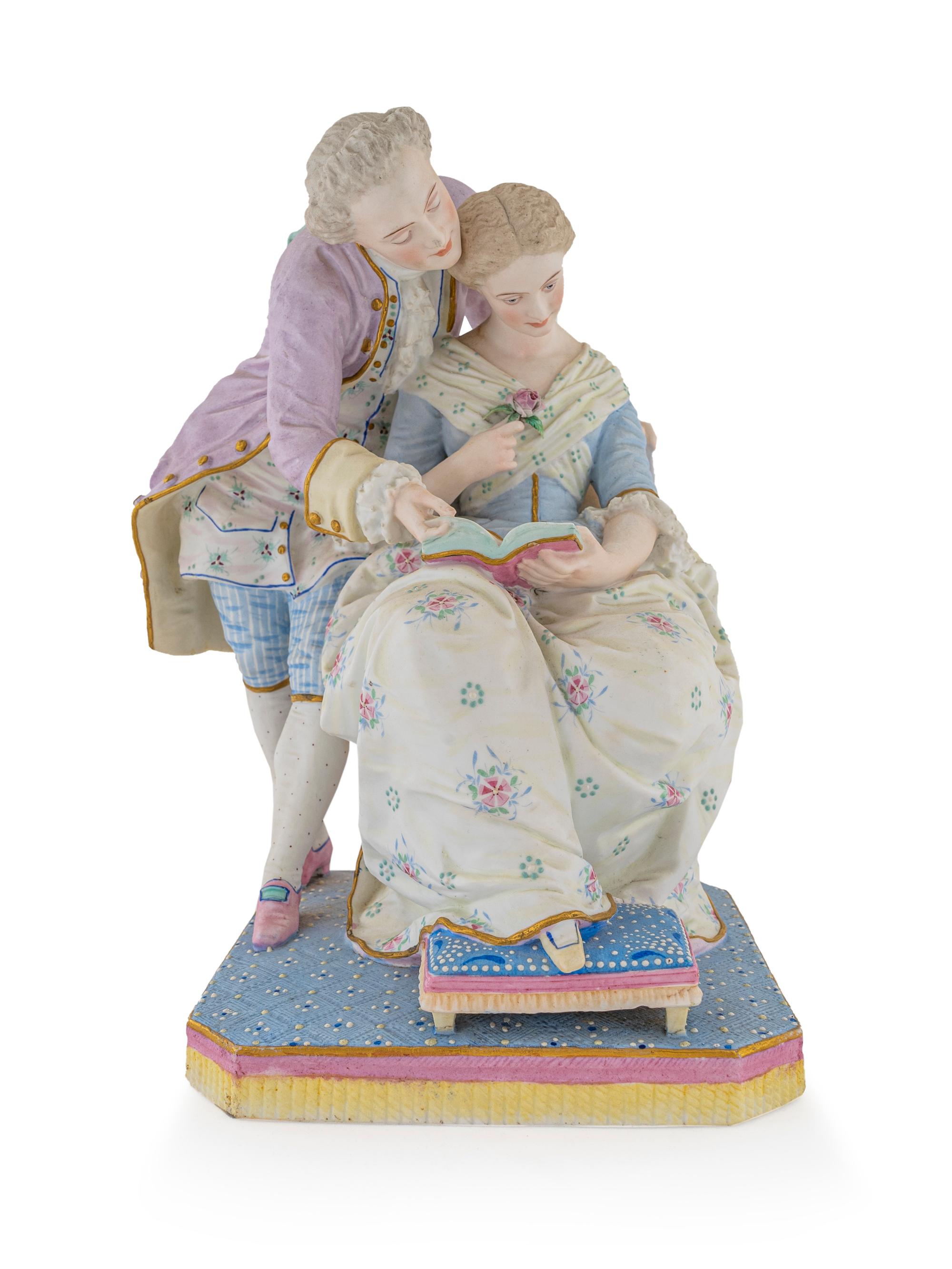 A French Bisque Figural Group — VION ET BAURY, PARIS, EARLY 20TH CENTURY