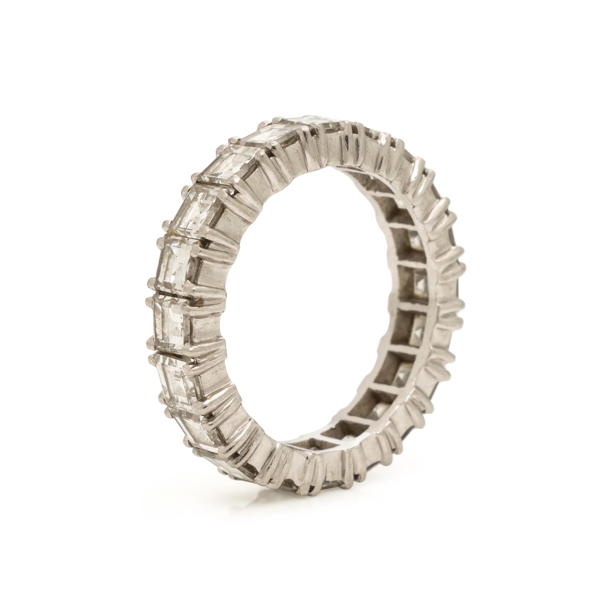 Diamond and Platinum Eternity Band