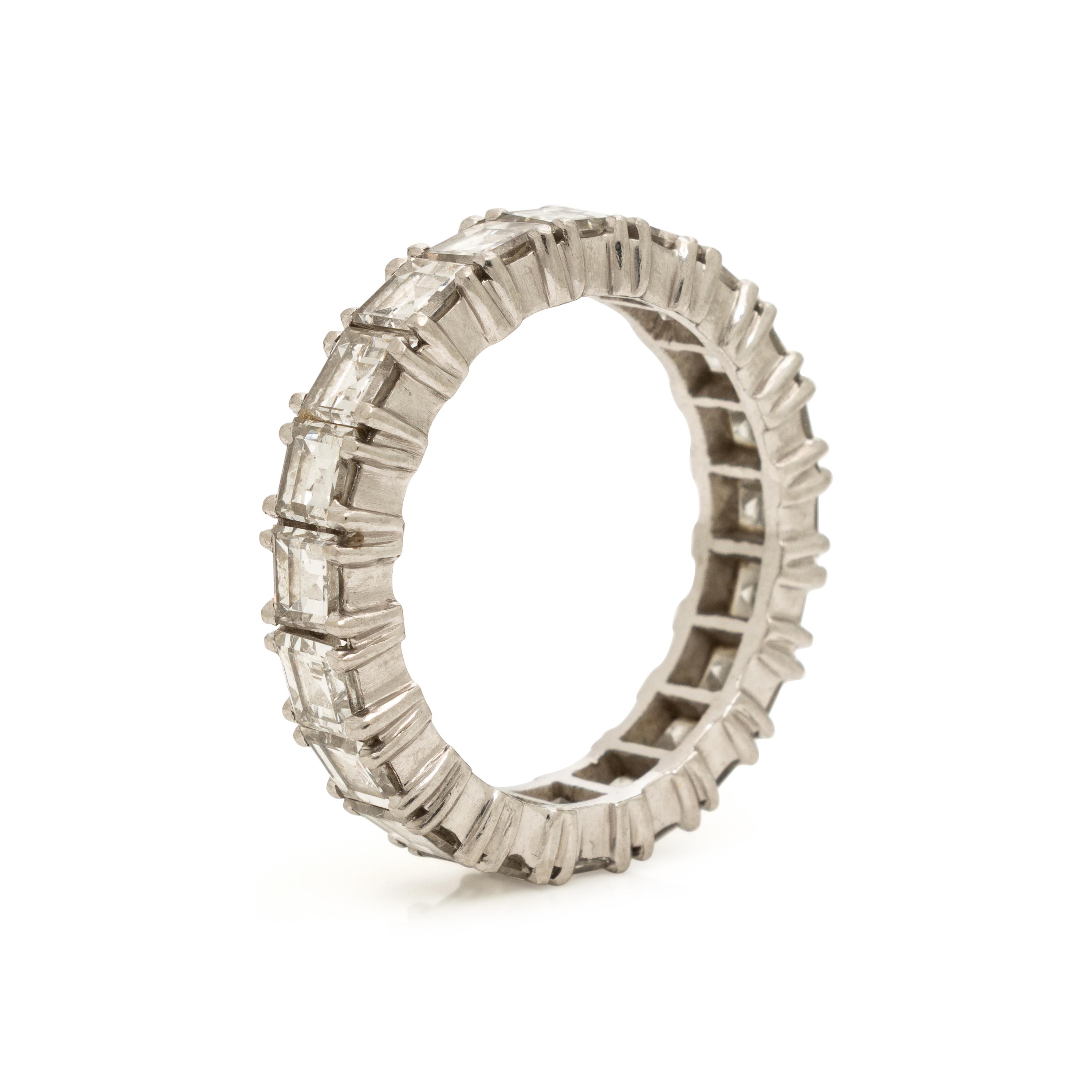 Diamond and Platinum Eternity Band