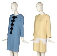 Two Pierre Cardin Haute Couture Dresses