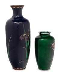 Two Japanese Cloisonné Vases