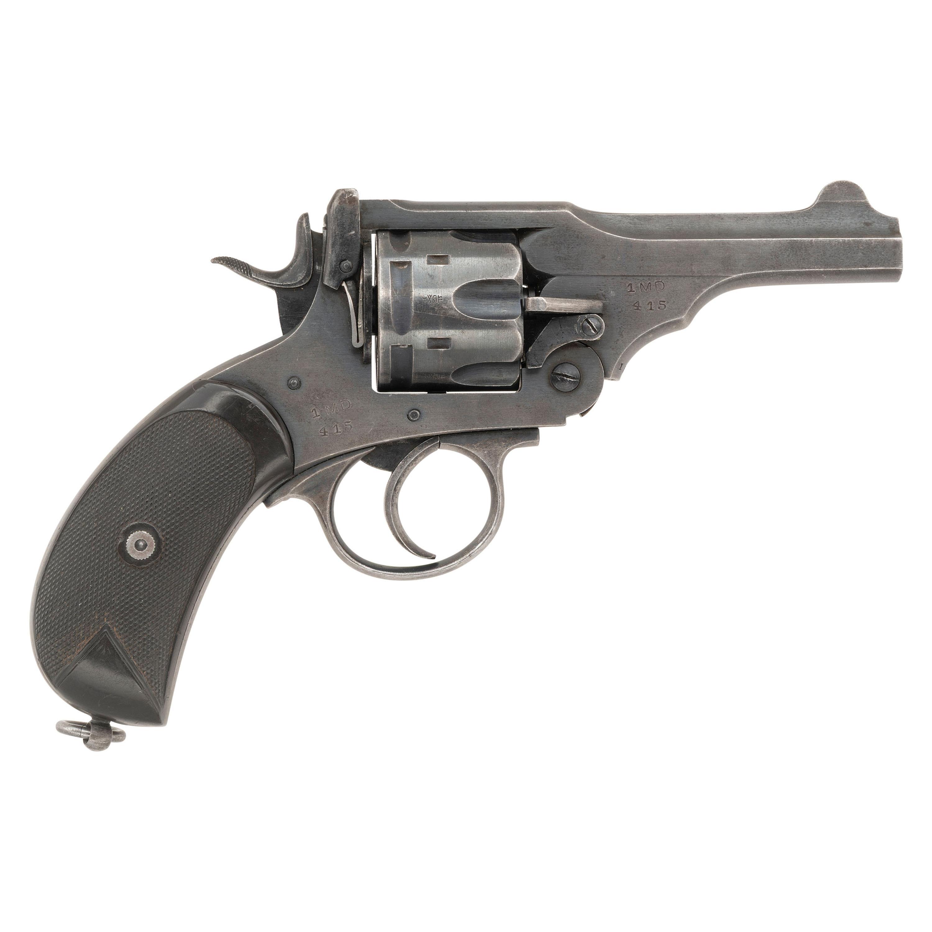 **Webley Mark V Double Action Revolver 1st Military District Marked