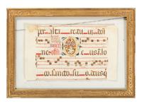 A Continental Illuminated Antiphonal Leaf