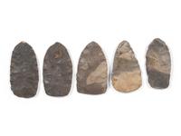Hornstone Adena Leaf-shaped Blades