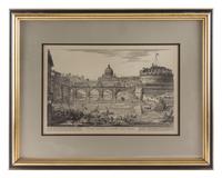 A Set of Three Prints Largest: 12 3/8 x 16 7/8 (visible). — AFTER GIOVANNI BATTISTA PIRANESI