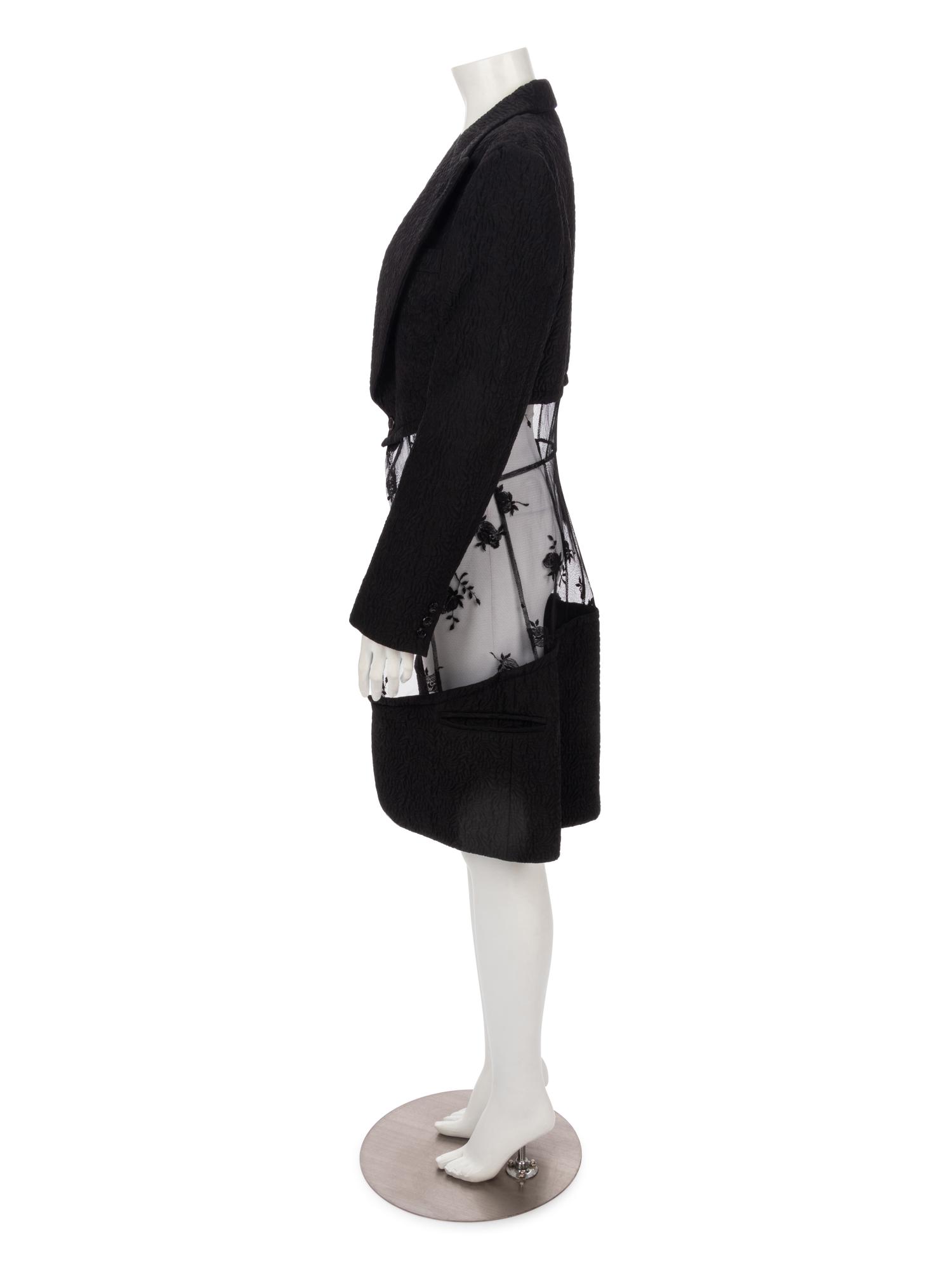 Comme des Garçons Quilted Jacket with Lace,