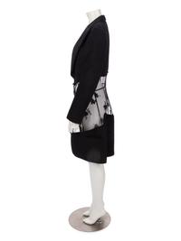 Comme des Garçons Quilted Jacket with Lace,