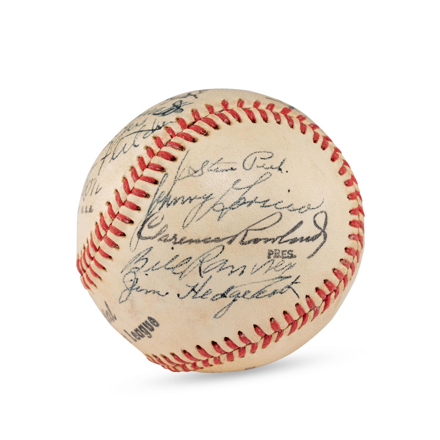 A 1948 Seattle Rainers Team Signed Autograph Baseball