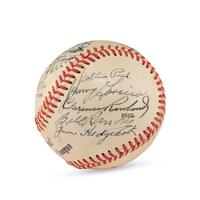 A 1948 Seattle Rainers Team Signed Autograph Baseball