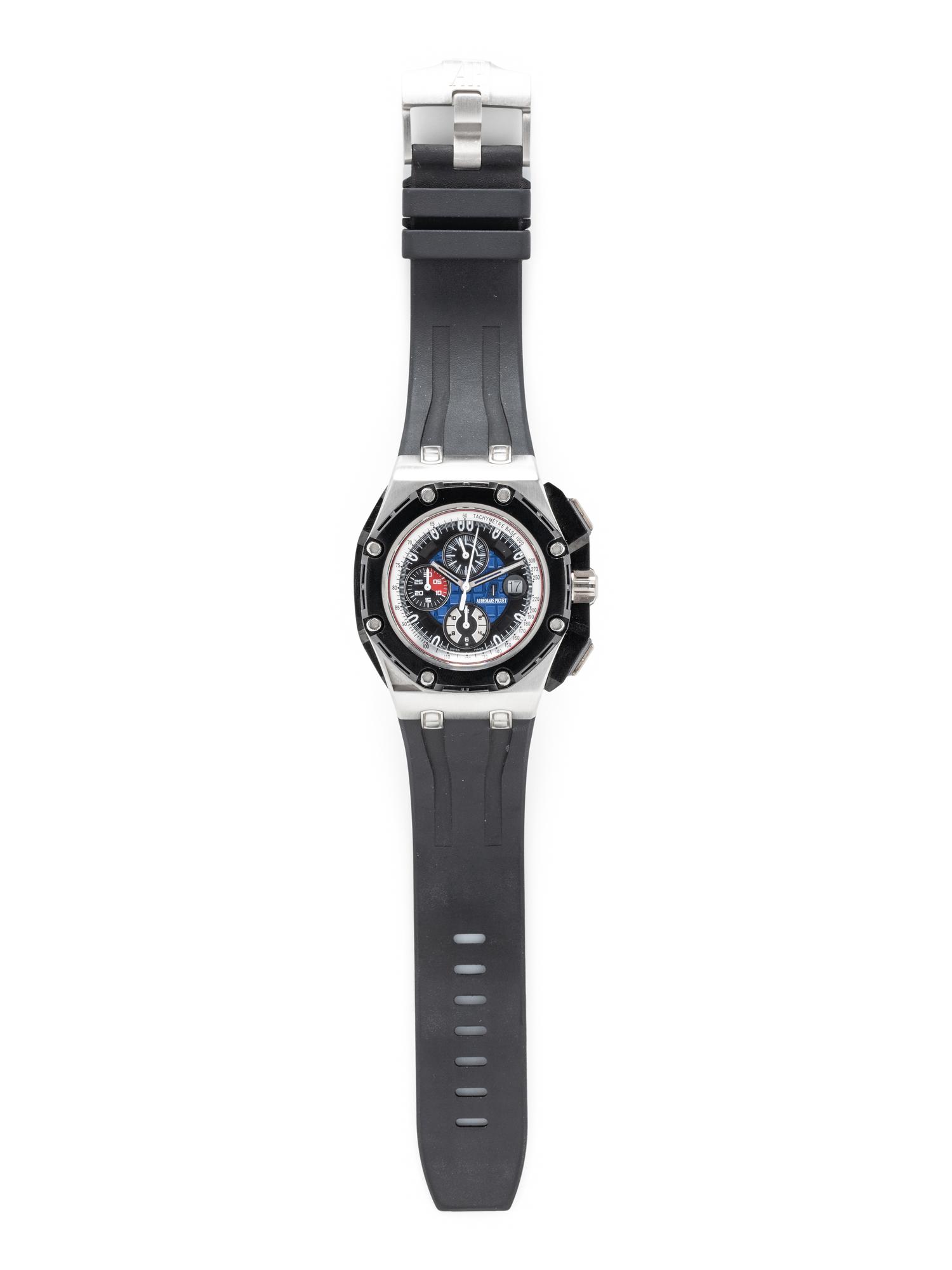 AUDEMARS PIGUET, REF. 26290PO.OO.A001VE.01 PLATINUM AND CARBON 'ROYAL OAK OFFSHORE GRAND PRIX' WATCH