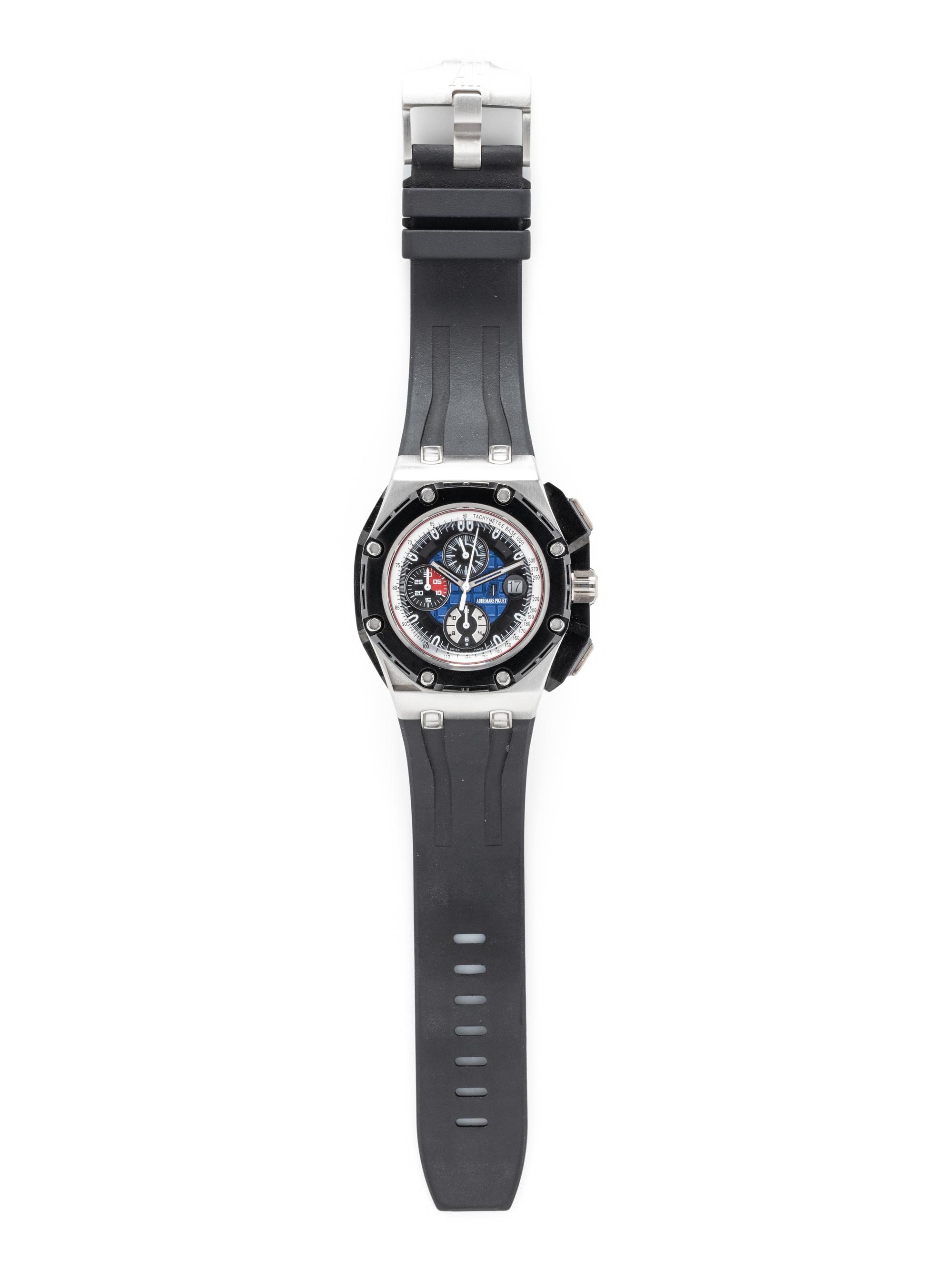 AUDEMARS PIGUET, REF. 26290PO.OO.A001VE.01 PLATINUM AND CARBON 'ROYAL OAK OFFSHORE GRAND PRIX' WATCH