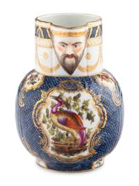 A Samson Porcelain Worcester-Style Pitcher