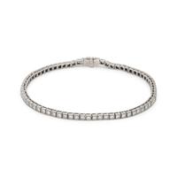 WHITE GOLD AND DIAMOND NECKLACE AND BRACELET