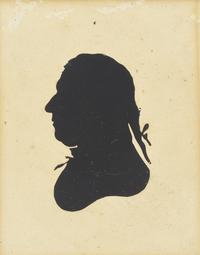 Attributed to Peale's Museum Philadelphia, A Silhouette Profile Portrait of William Russell Birch (1755-1834)