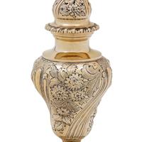 An Edwardian Silver-Gilt Sugar Caster