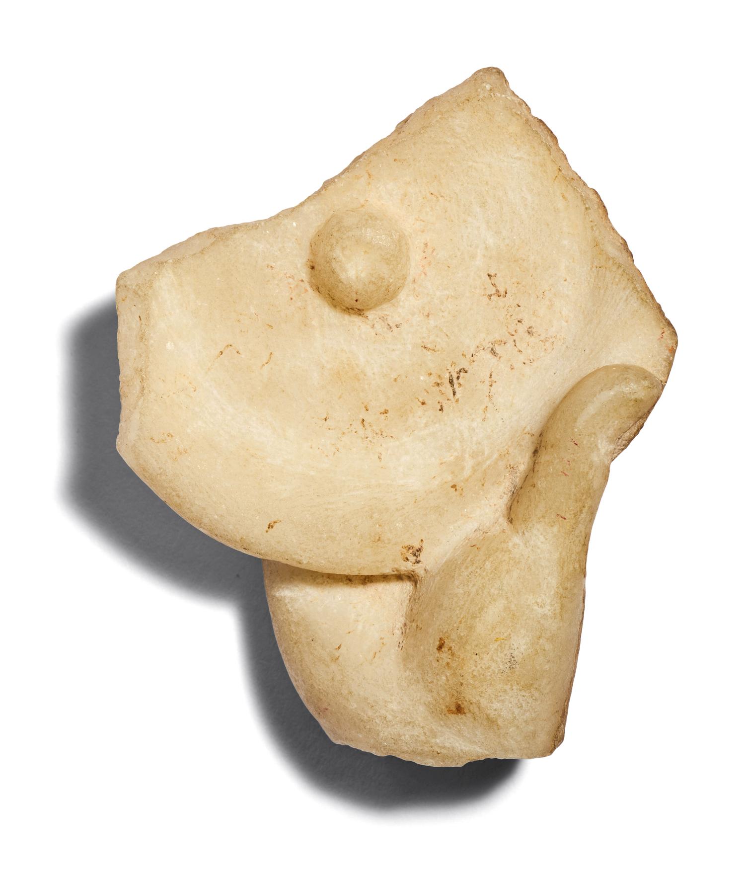 A Roman Marble Right Hand Holding a Phiale