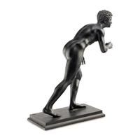 A Neapolitan Grand Tour Bronze Figure of a Runner