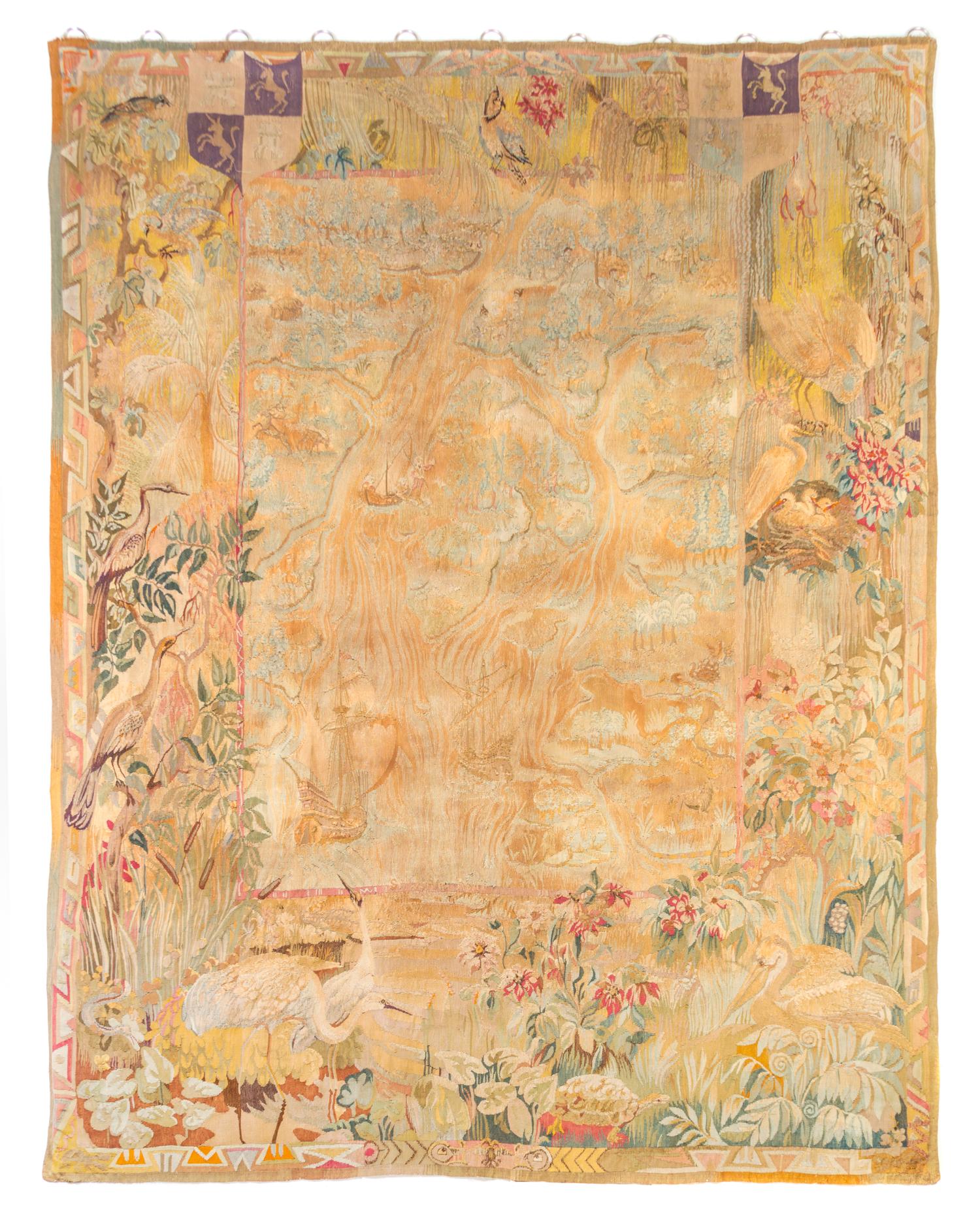 An Aubusson Wool Tapestry Height 10 feet 1 inch x width 7 feet 6 inches. — 18TH/19TH CENTURY