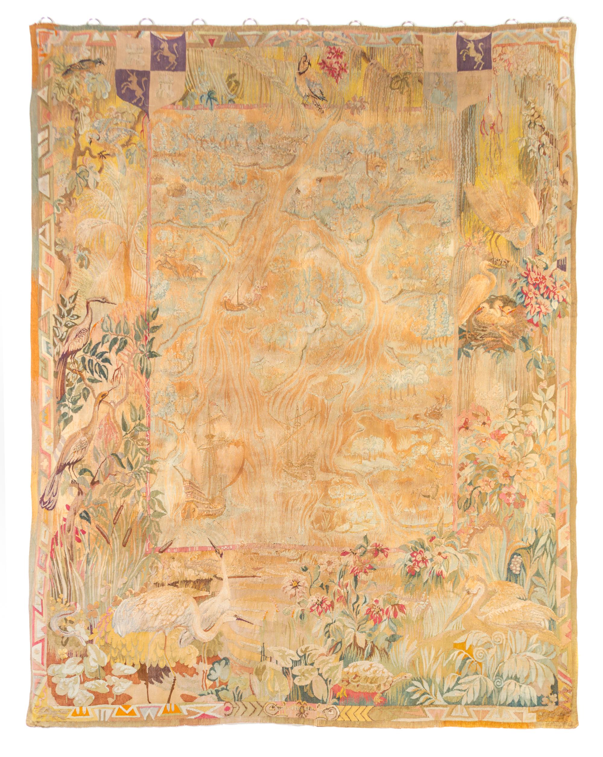 An Aubusson Wool Tapestry Height 10 feet 1 inch x width 7 feet 6 inches. — 18TH/19TH CENTURY