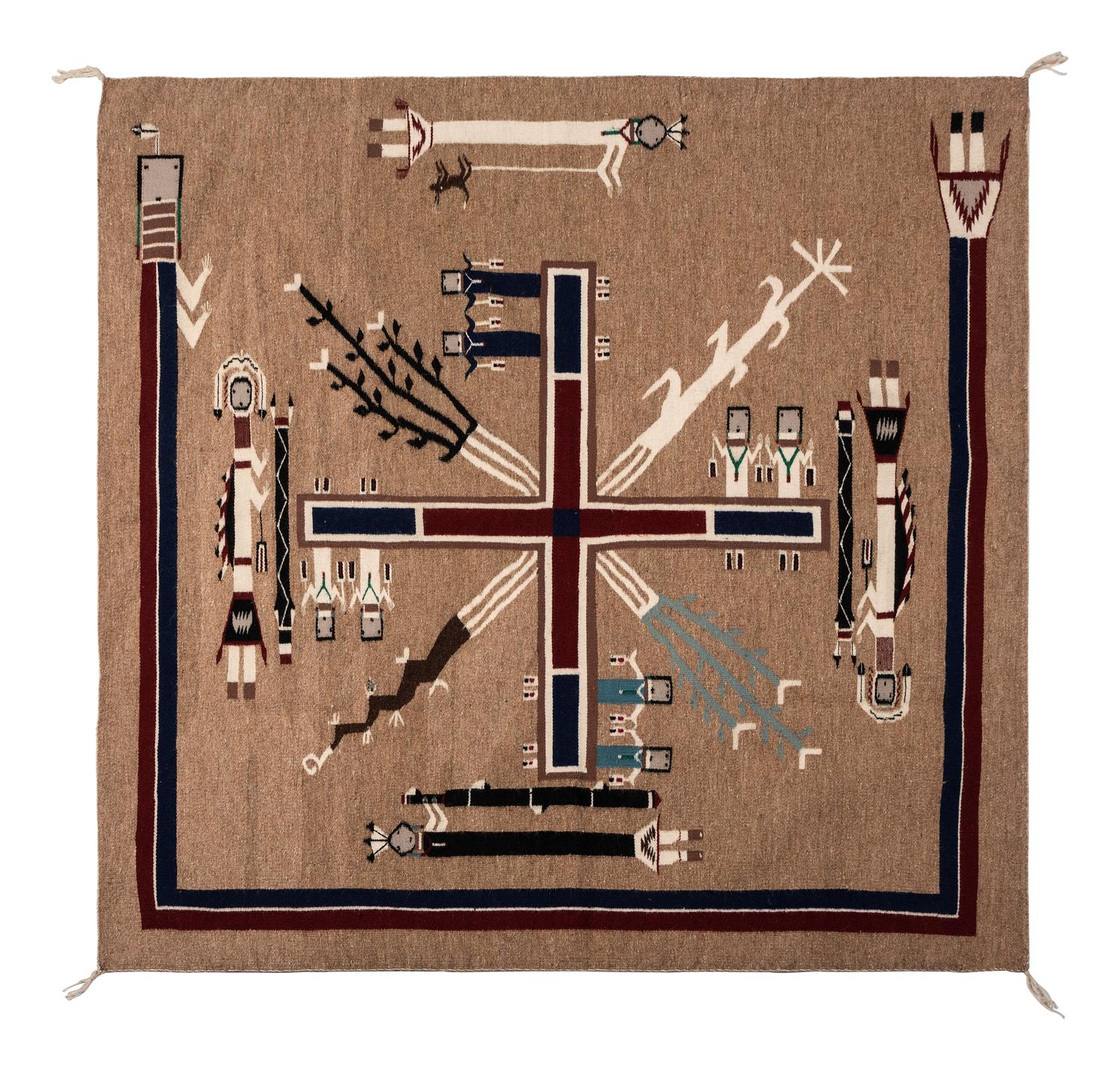 Navajo Sandpainting Weaving / Rug