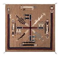 Navajo Sandpainting Weaving / Rug