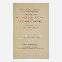 Two early Asian Arts auction catalogues, American Art Galleries, New York 圖錄兩冊 1914, 1916