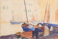 John Whorf, (American, 1903–1959), Harbor View