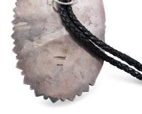 Sterling Silver and Turquoise Statement Bolo Tie