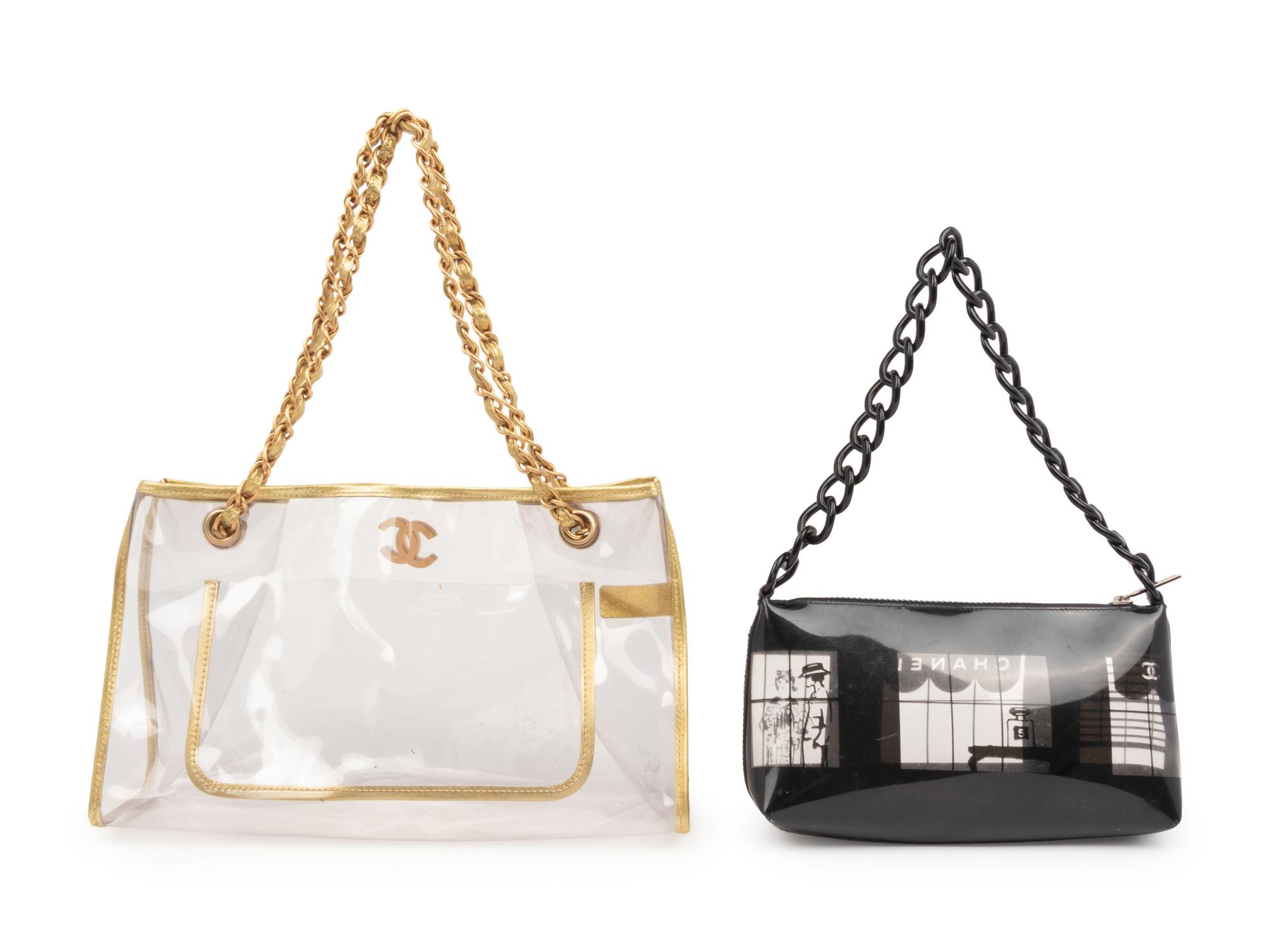 Two Chanel Vinyl Bags, 2000s